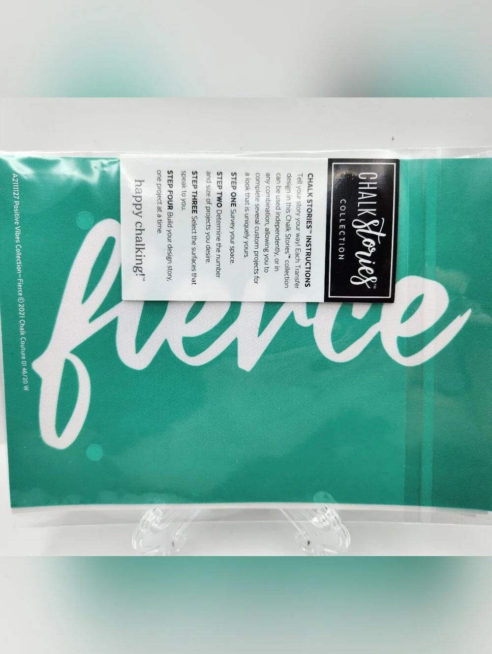 Chalk Couture Transfer Fierce 5x7 New